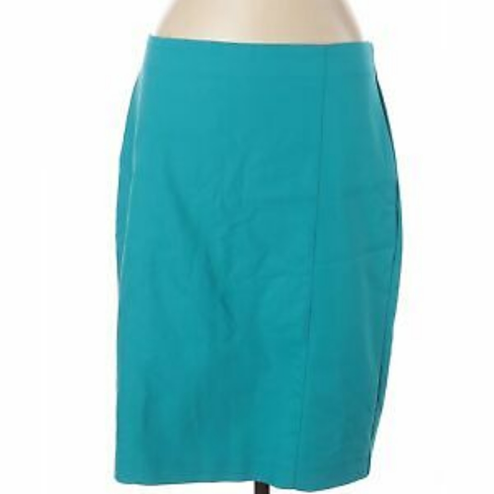 Van Heusen Teal Pencil Skirt